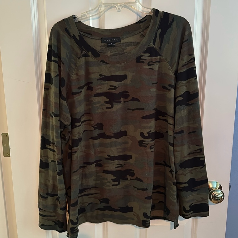 Camo lightweight sweater